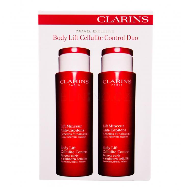 Clarins Body Expert Contouring Care Body Lift Cellulite Control Dárková kazeta zeštíhlující péče proti celulitidě 2 x 200 ml