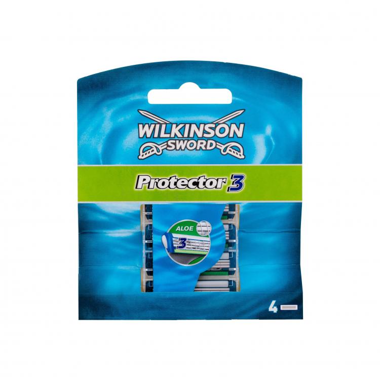 Wilkinson Sword Protector 3 Náhradní břit pro muže 4 ks