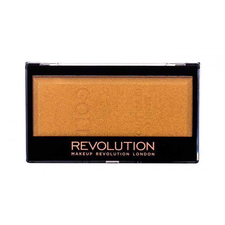 Makeup Revolution London Ingot Rozjasňovač pro ženy 12 g Odstín Gold
