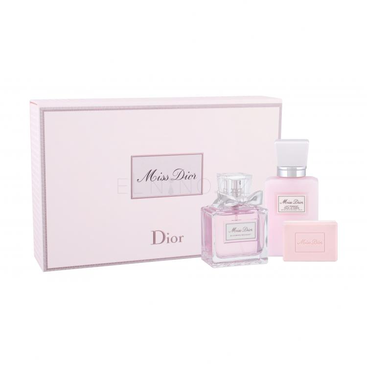 Christian Dior Miss Dior Blooming Bouquet 2014 Dárková kazeta toaletní voda 50 ml + tělové mléko Miss Dior 50 ml + mýdlo Miss Dior 25 g