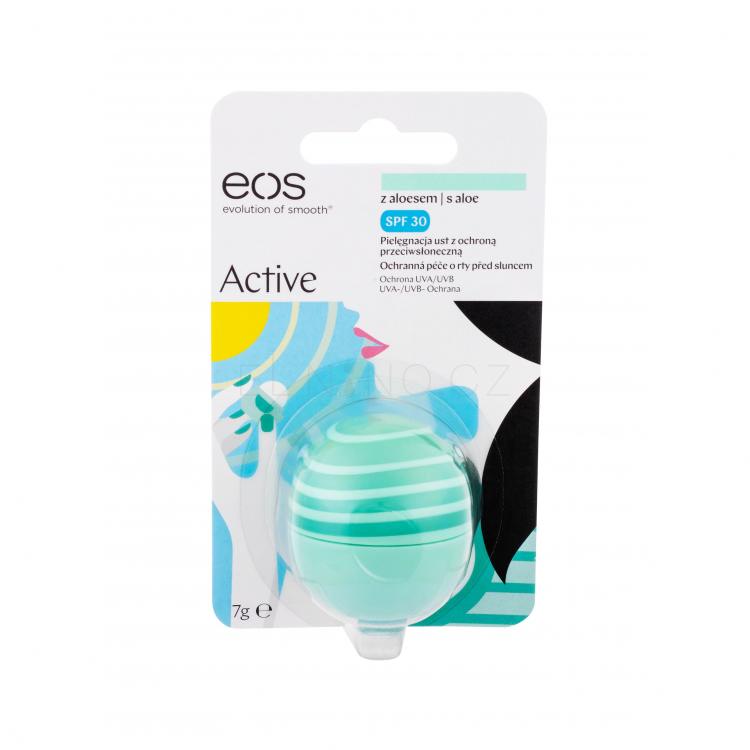 EOS Active SPF30 Balzám na rty pro ženy 7 g Odstín Aloe