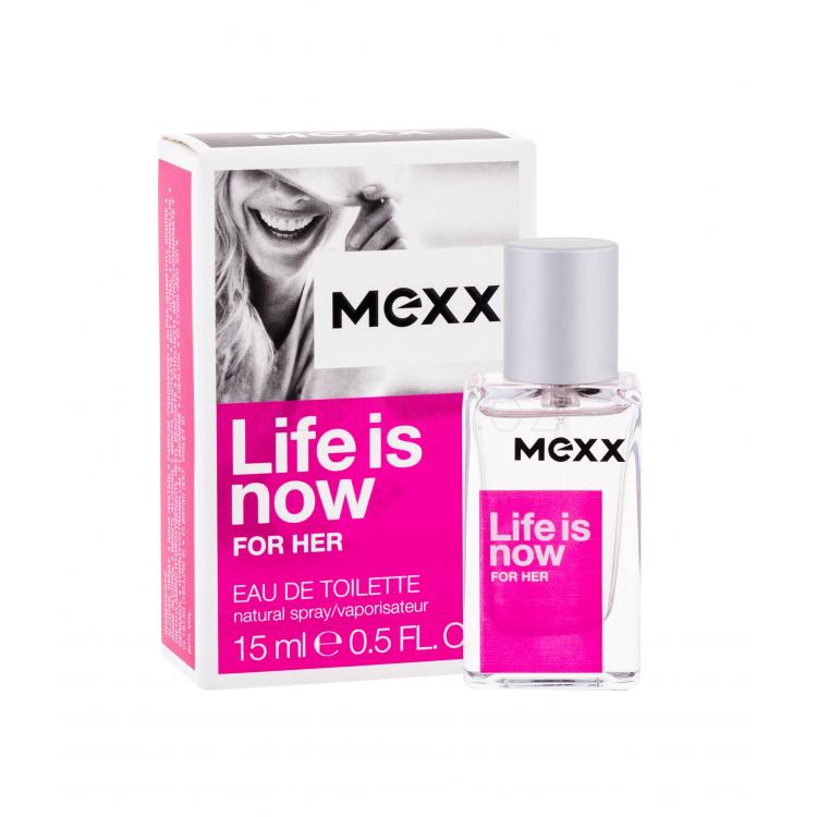 Mexx Life Is Now For Her Toaletní voda pro ženy 15 ml