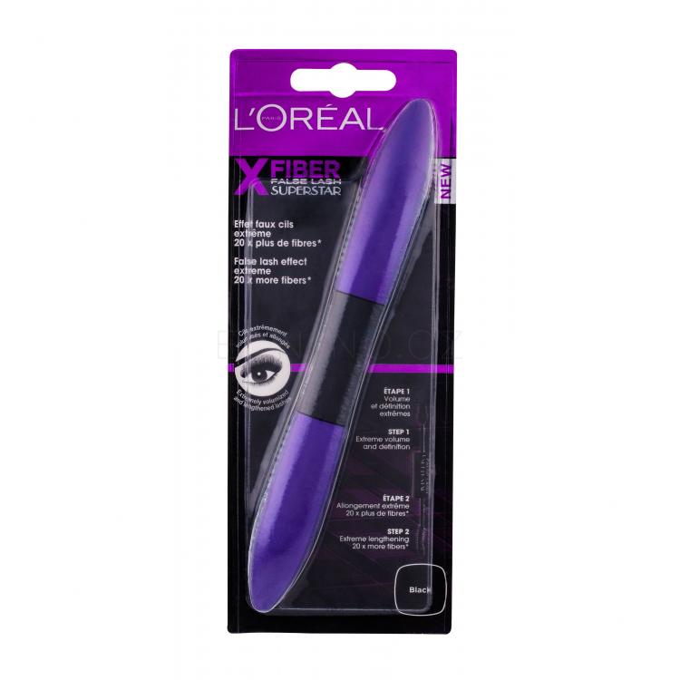 L&#039;Oréal Paris False Lash Superstar X-Fiber Řasenka pro ženy 14 ml Odstín Black