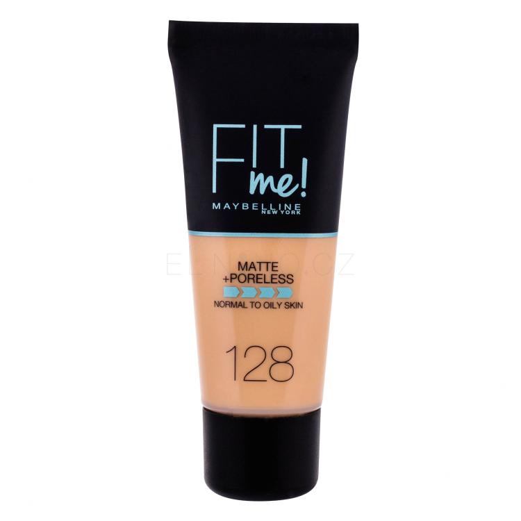 Maybelline Fit Me! Matte + Poreless Make-up pro ženy 30 ml Odstín 128 Warm Nude