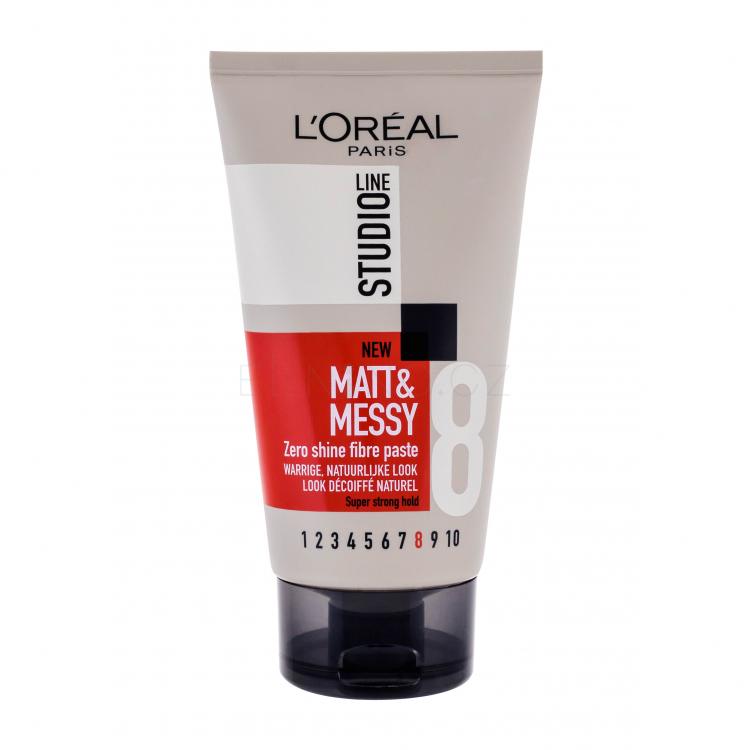 L&#039;Oréal Paris Studio Line Matt &amp; Messy Krém na vlasy pro ženy 150 ml