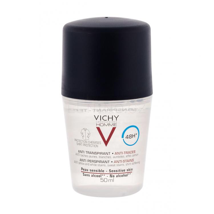 Vichy Homme Anti-Stains 48H Antiperspirant pro muže 50 ml