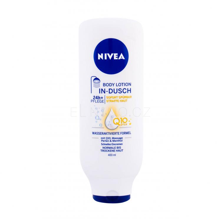 Nivea Q10 Plus In-Shower Firming Body Lotion Tělové mléko do sprchy pro ženy 400 ml