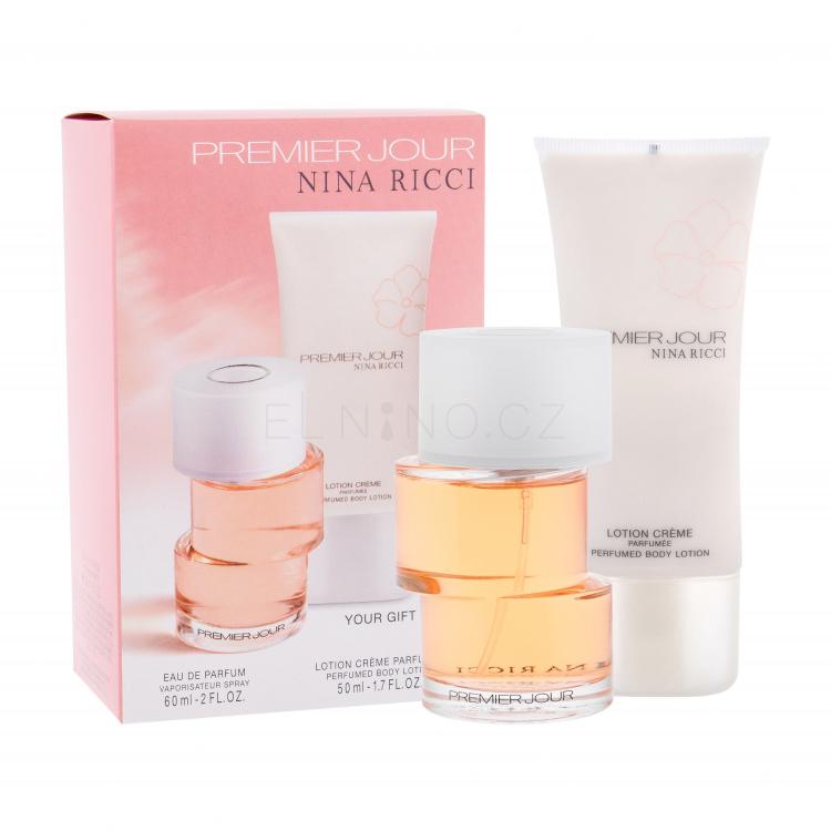 Nina Ricci Premier Jour Dárková kazeta parfémovaná voda 60 ml + tělové mléko 50 ml
