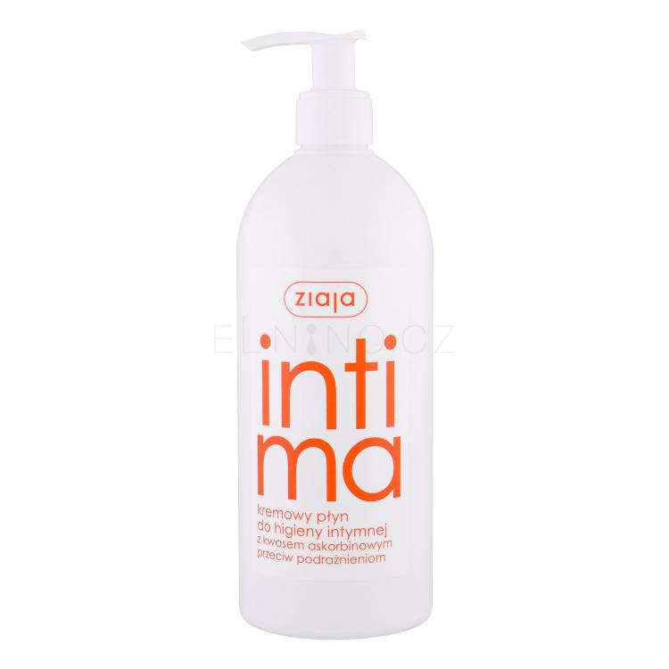 Ziaja Intimate Creamy Wash With Ascorbic Acid Intimní kosmetika pro ženy 500 ml