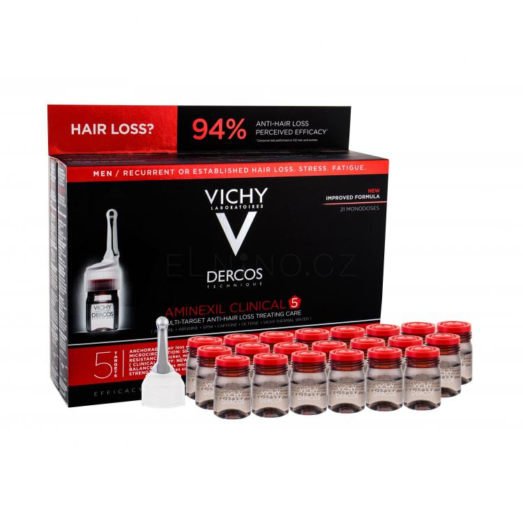 Vichy Dercos Aminexil Clinical 5 Přípravek proti padání vlasů pro muže 21x6 ml