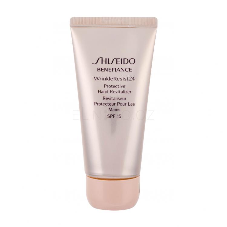 Shiseido Benefiance Wrinkle Resist 24 SPF15 Krém na ruce pro ženy 75 ml