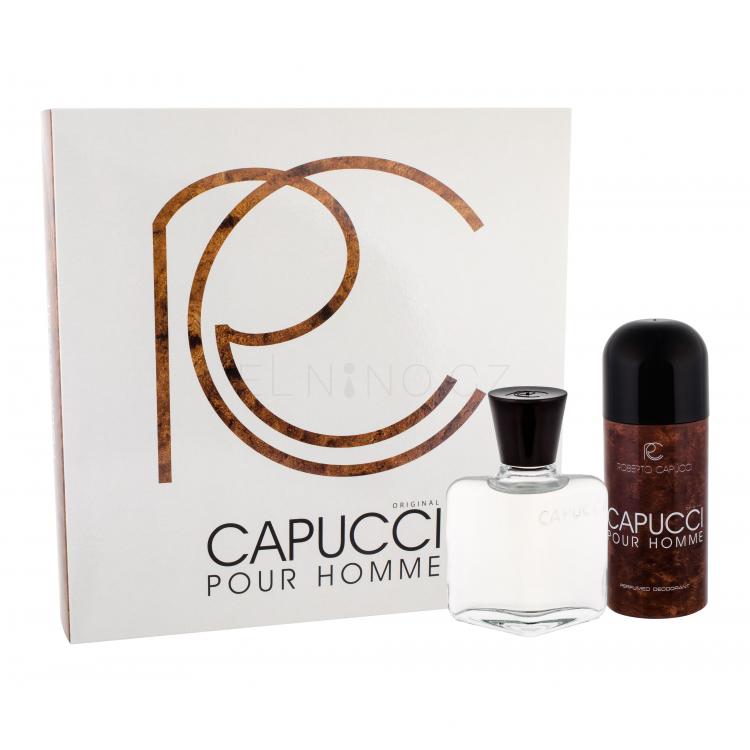 Roberto Capucci Capucci Pour Homme Dárková kazeta voda po holení 100 ml + deodorant 150 ml poškozená krabička