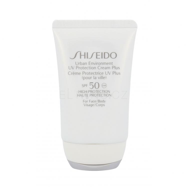 Shiseido Urban Environment UV Protection Cream Plus SPF50 Opalovací přípravek na obličej pro ženy 50 ml