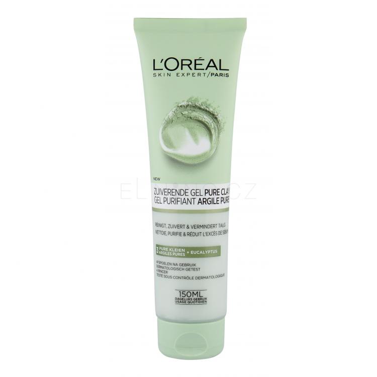 L&#039;Oréal Paris Pure Clay Purity Wash Čisticí gel pro ženy 150 ml