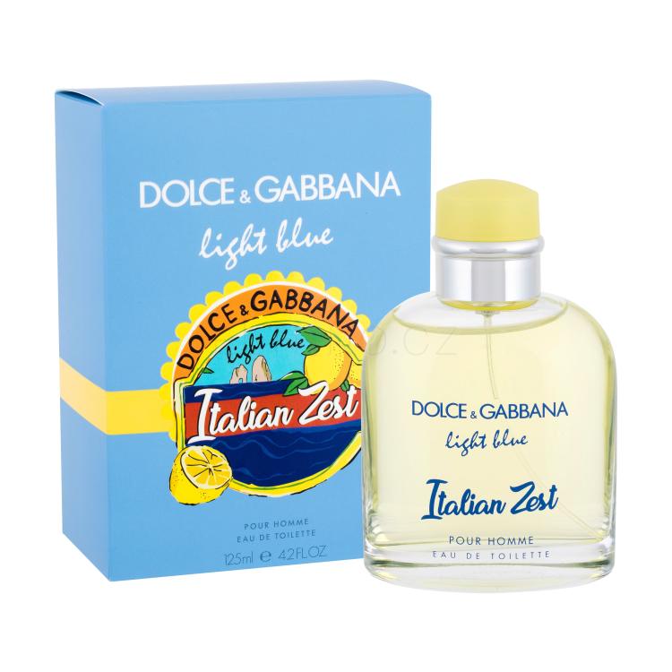 Dolce&amp;Gabbana Light Blue Italian Zest Pour Homme Toaletní voda pro muže 125 ml poškozená krabička