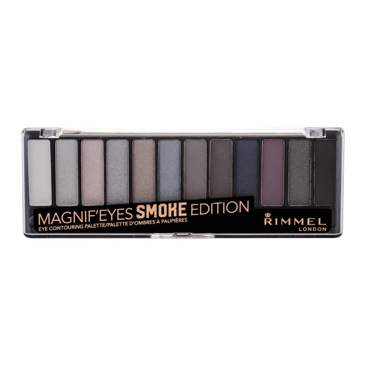 Rimmel London Magnif´Eyes Contouring Palette Oční stín pro ženy 14,16 g Odstín 003 Smoke Edition