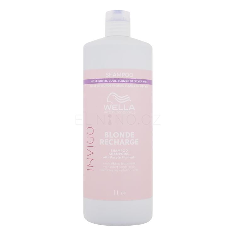 Wella Professionals Invigo Blonde Recharge Šampon pro ženy 1000 ml