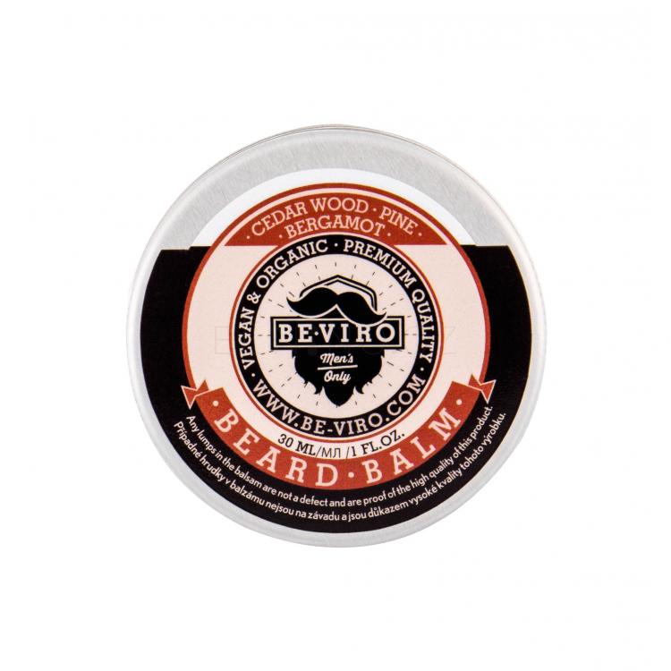 Be-Viro Men´s Only Beard Balm Cedar Wood, Bergamot, Pine Balzám na vousy pro muže 30 ml