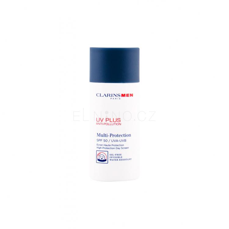 Clarins Men UV Plus Multi-Protection SPF 50 Opalovací přípravek na obličej pro muže 50 ml