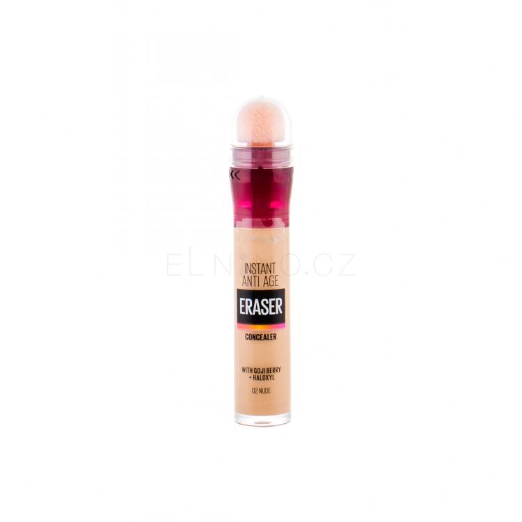 Maybelline Instant Anti-Age Eraser Korektor pro ženy 6,8 ml Odstín 02 Nude