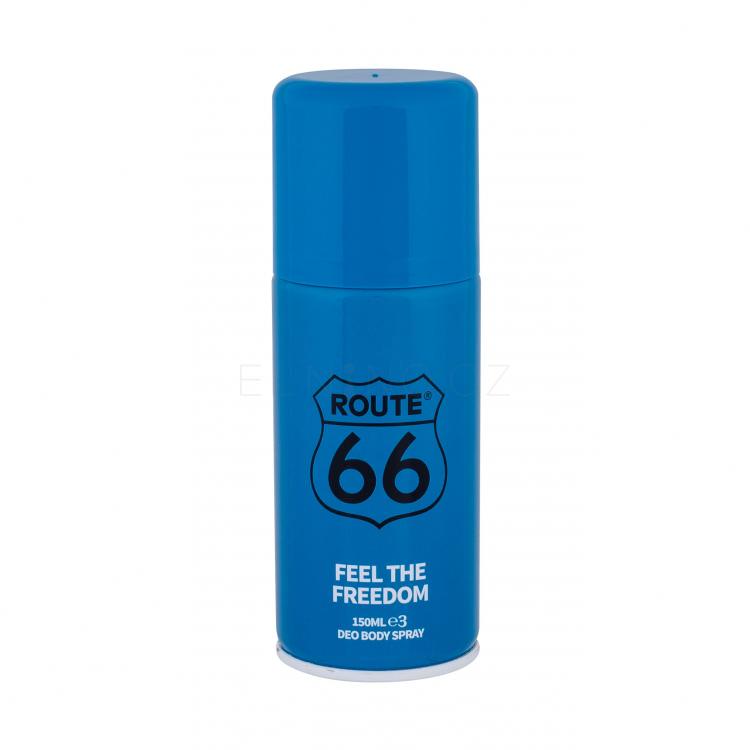 Route 66 Feel The Freedom Deodorant pro muže 150 ml poškozený flakon