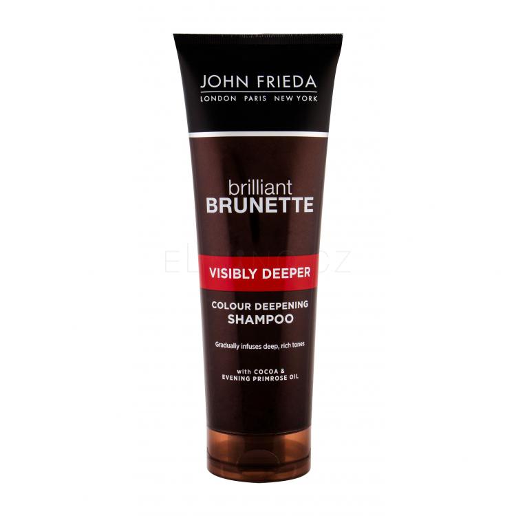 John Frieda Brilliant Brunette Visibly Deeper Šampon pro ženy 250 ml