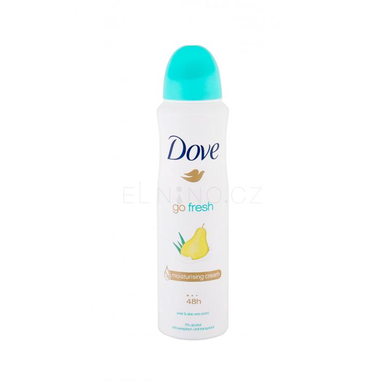 Dove Go Fresh Pear &amp; Aloe Vera 48h Antiperspirant pro ženy 150 ml