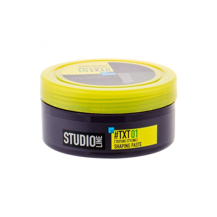 L&#039;Oréal Paris Studio Line TXT 01 Shaping Paste Vosk na vlasy pro muže 75 ml