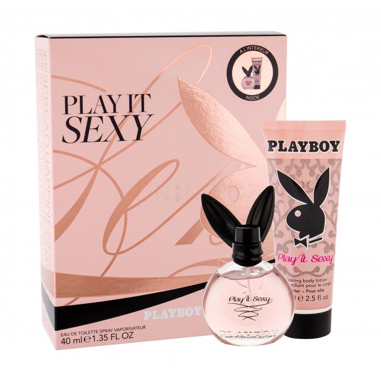 Playboy Play It Sexy Dárková kazeta toaletní voda 40 ml + tělové mléko 75 ml