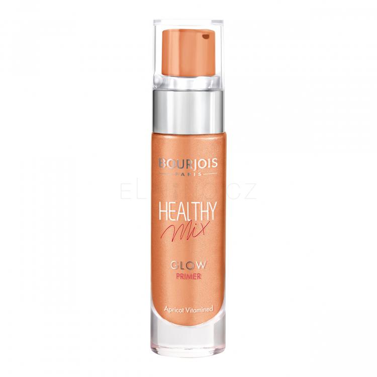 BOURJOIS Paris Healthy Mix Glow Báze pod make-up pro ženy 15 ml Odstín 02 Apricot Vitamined