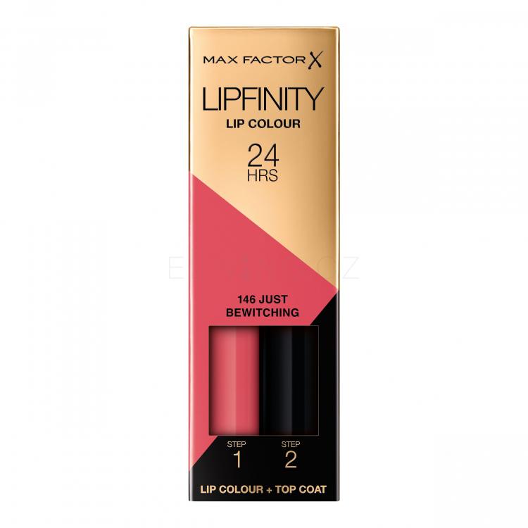 Max Factor Lipfinity 24HRS Lip Colour Rtěnka pro ženy 4,2 g Odstín 146 Just Bewitching