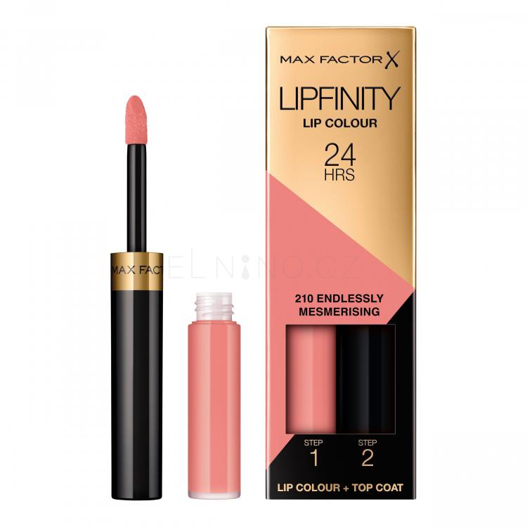 Max Factor Lipfinity 24HRS Lip Colour Rtěnka pro ženy 4,2 g Odstín 210 Endlessly Mesmerising