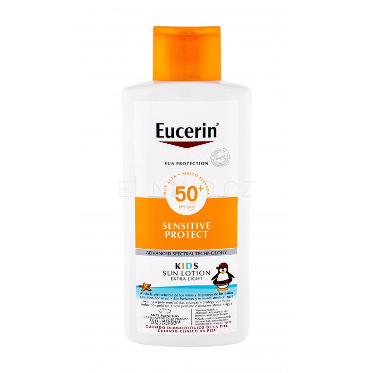 Eucerin Sun Kids Sensitive Protect Sun Lotion SPF50+ Opalovací přípravek na tělo pro děti 400 ml