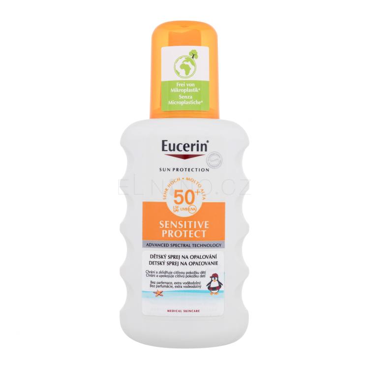 Eucerin Sun Kids Sensitive Protect Sun Spray SPF50+ Opalovací přípravek na tělo pro děti 200 ml