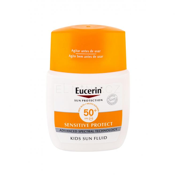 Eucerin Sun Kids Sensitive Protect Sun Fluid SPF50+ Opalovací přípravek na tělo pro děti 50 ml