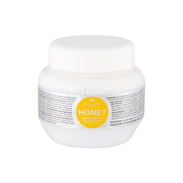 Kallos Cosmetics Honey Maska na vlasy pro ženy 275 ml
