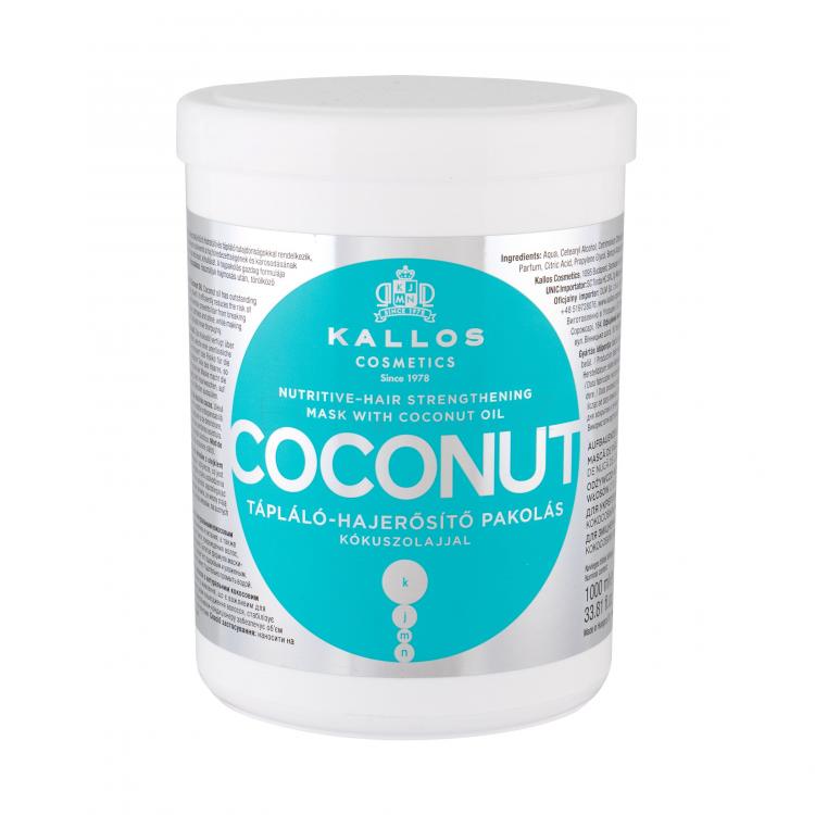 Kallos Cosmetics Coconut Maska na vlasy pro ženy 1000 ml