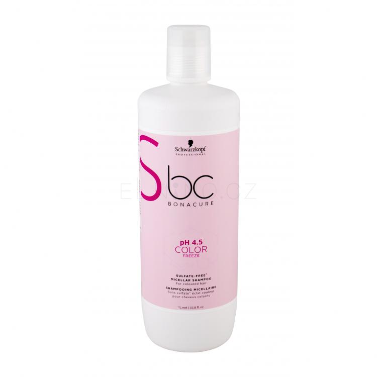 Schwarzkopf Professional BC Bonacure pH 4.5 Color Freeze Sulfate-Free Micellar Šampon pro ženy 1000 ml