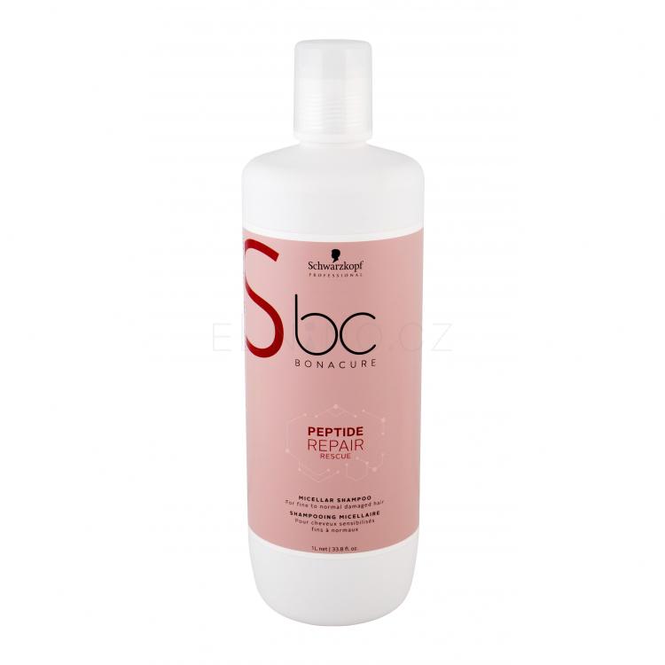 Schwarzkopf Professional BC Bonacure Peptide Repair Rescue Micellar Šampon pro ženy 1000 ml