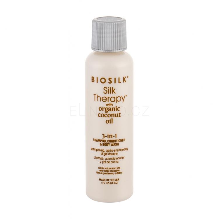 Farouk Systems Biosilk Silk Therapy Organic Coconut Oil Šampon pro ženy 30 ml