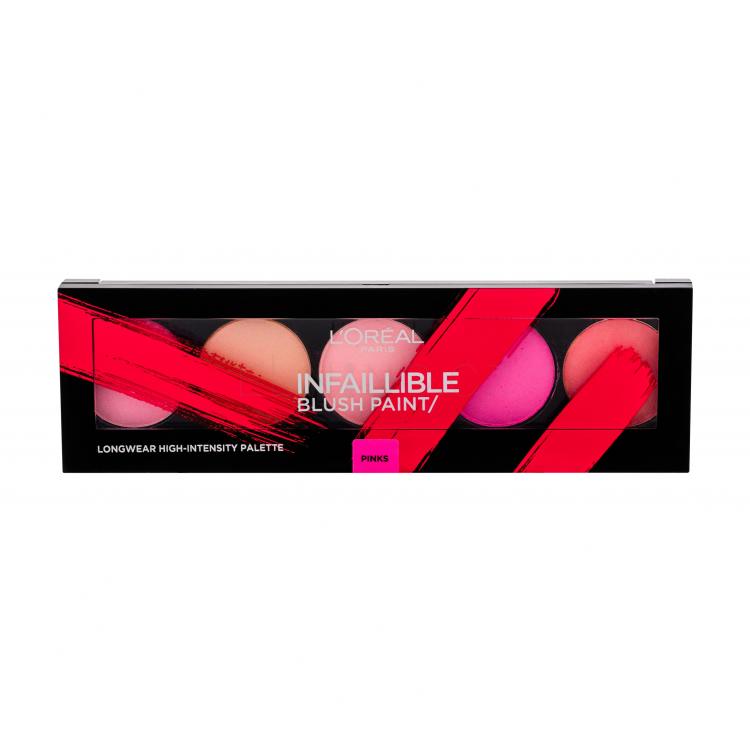L&#039;Oréal Paris Infaillible Blush Paint Tvářenka pro ženy 10 g Odstín The Pinks