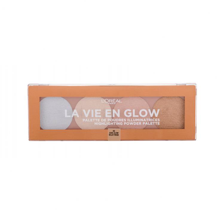L&#039;Oréal Paris Wake Up &amp; Glow La Vie En Glow Rozjasňovač pro ženy 5 g Odstín 002 Cool Glow