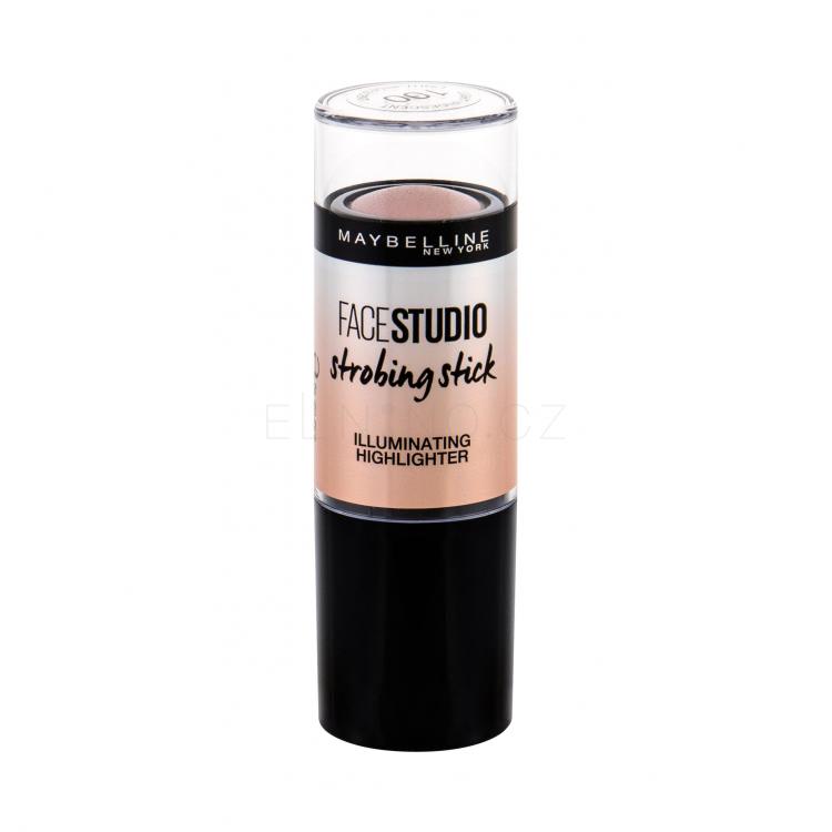 Maybelline FaceStudio Strobing Stick Rozjasňovač pro ženy 9 g Odstín 100 Light-Iridescent
