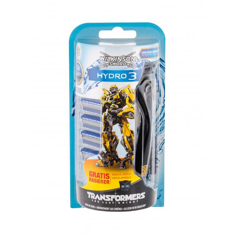 Wilkinson Sword Hydro 3 Transformers Dárková kazeta holicí strojek s jednou hlavicí 1 ks + náhradní hlavice 4 ks