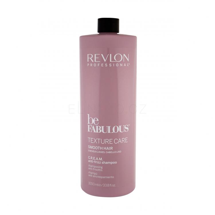 Revlon Professional Be Fabulous Texture Care Smooth Hair Šampon pro ženy 1000 ml