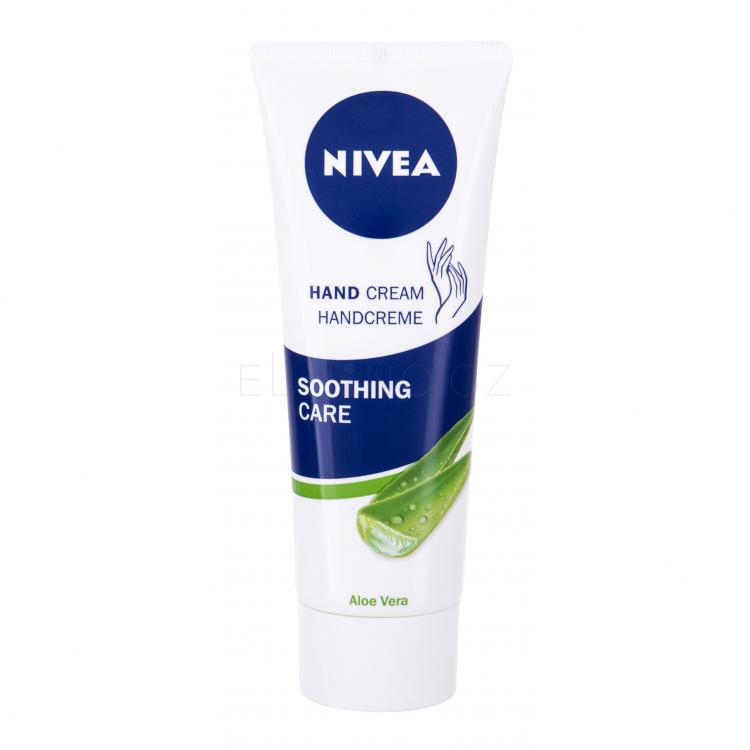 Nivea Hand Care Soothing Aloe Vera &amp; Jojoba Oil Krém na ruce pro ženy 75 ml