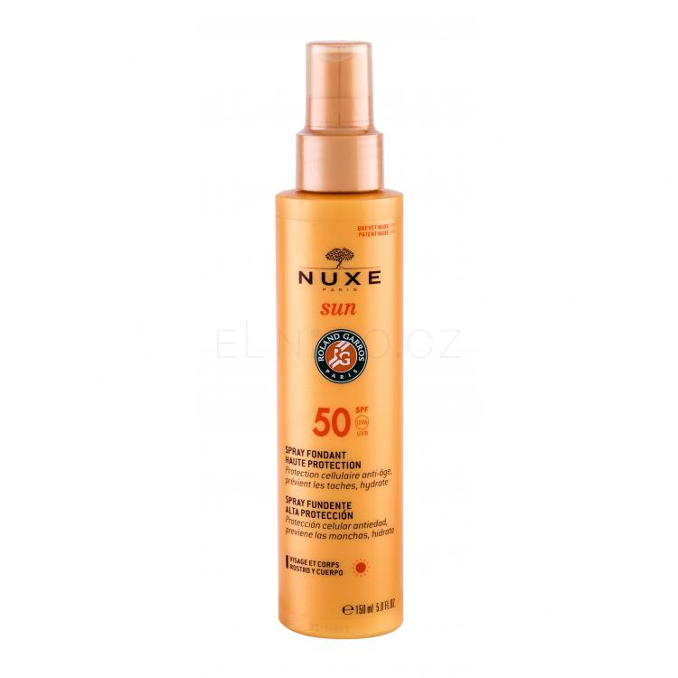 NUXE Sun Melting Spray SPF50 Opalovací přípravek na tělo 150 ml