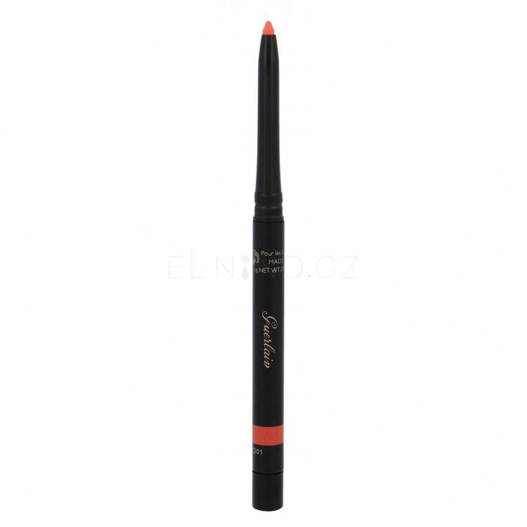 Guerlain The Lip Liner Tužka na rty pro ženy 0,35 g Odstín 46 Orange Hibiscus poškozená krabička