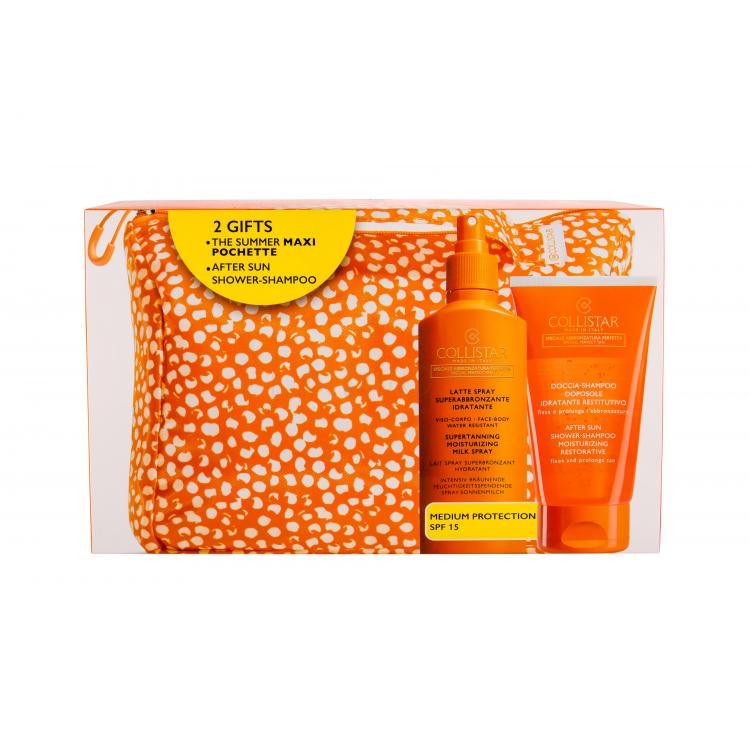 Collistar Special Perfect Tan Supertanning Moisturizing Milk Spray SPF15 Dárková kazeta sprej na