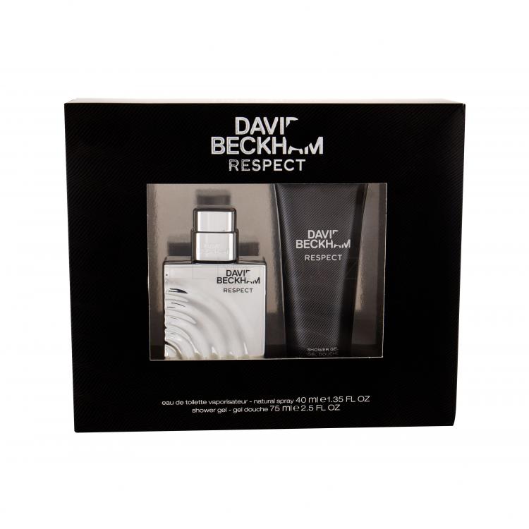 David Beckham Respect Dárková kazeta toaletní voda 40 ml + sprchový gel 75 ml